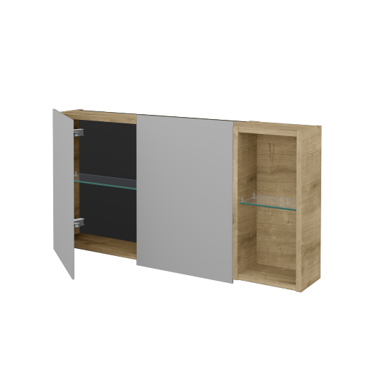 Dvojdverová zrkadlová skrinka AVANTI GA2EOP 100  - D09 Arlington