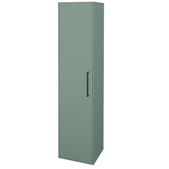 Vysoká kúpeľňová skriňa KVADRO SVD 35  - M18 Mint mat - Úchytka T06 - M18 Mint mat - Levé - Nie