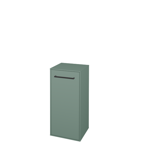 Nízka kúpeľňová skrinka KVADRO SND 35  - M18 Mint mat - Úchytka T06 - M18 Mint mat - Levé - Nie