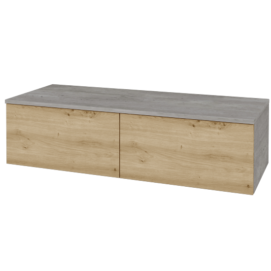 Skrinka pod umývadlo MODULE SZZ12 120 bez umývadla - D01 Betón - D22 Karamel - Levé - Nie