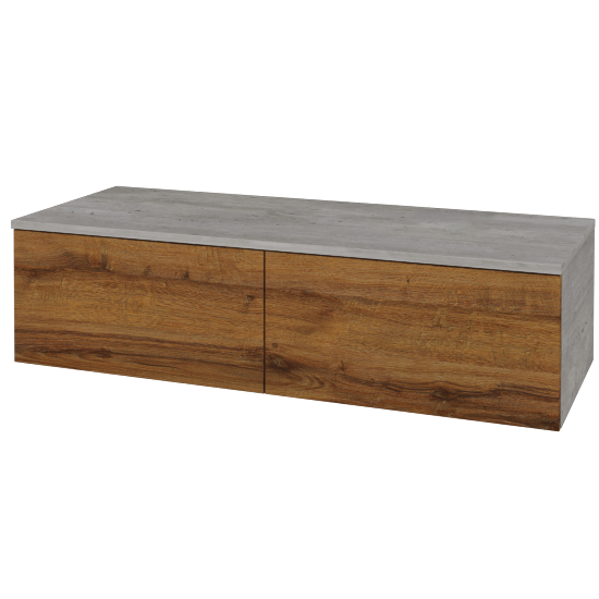 Skrinka pod umývadlo MODULE SZZ12 120 bez umývadla - D01 Betón - D27 Cognac - Levé - Nie