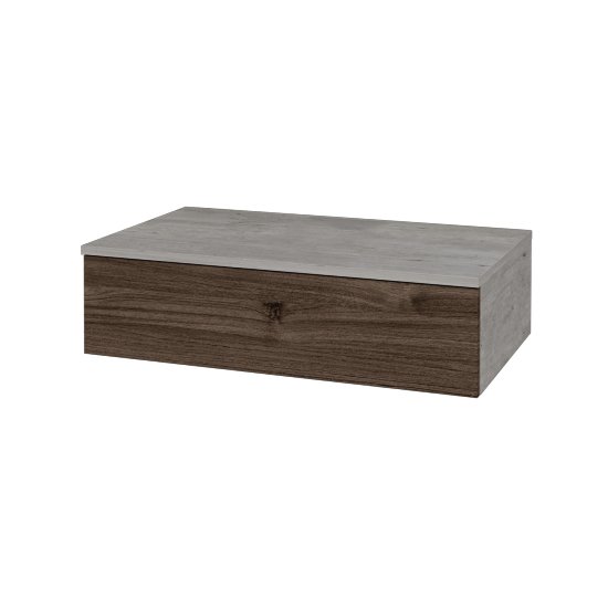 Skrinka pod umývadlo MODULE SZZ 80 bez umývadla - D01 Betón - D25 Teak - Nie