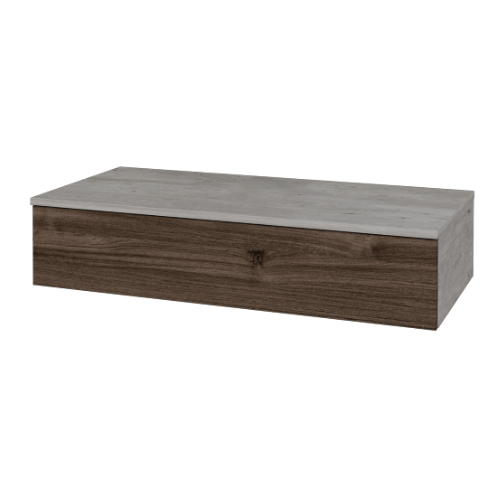 Skrinka pod umývadlo MODULE SZZ 100 bez umývadla - D01 Betón - D25 Teak - Nie