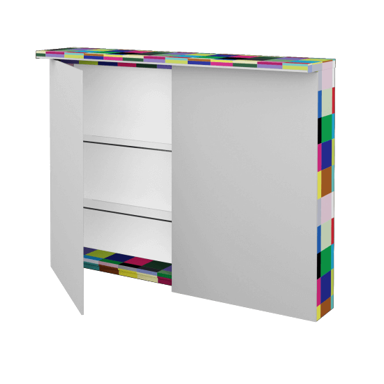 Dvojdverová zrkadlová skrinka ASTON GA2OE 100  - IND Individual