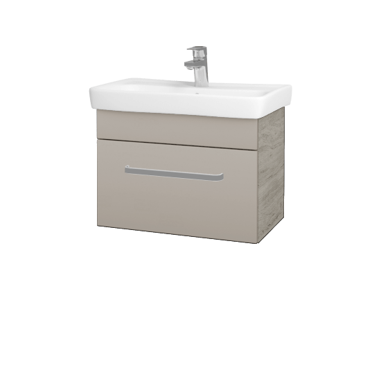 Umývadlová skrinka SOLO SZZ 60  - D05 Oregon - Úchytka T01 - N07 Stone