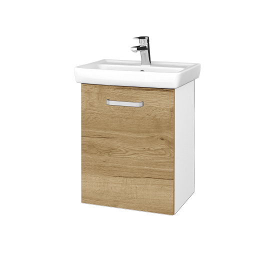 Kúpeľňová skriňa DOOR SZD 50  - M01 Biela mat - Úchytka T01 - D26 Ontario - Levé