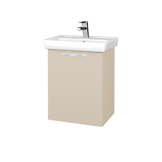 Kúpeľňová skriňa DOOR SZD 50  - M19 Cream mat - Úchytka T09 - M19 Cream mat - Levé