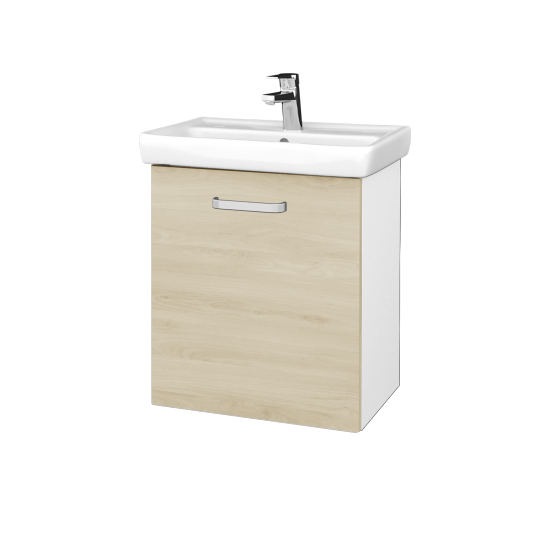 Kúpeľňová skriňa DOOR SZD 55  - M01 Biela mat - Úchytka T01 - D24 Ohio - Levé