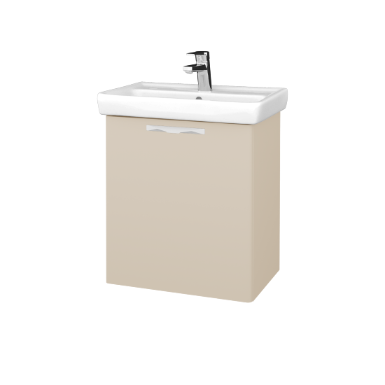 Kúpeľňová skriňa DOOR SZD 55  - M19 Cream mat - Úchytka T09 - M19 Cream mat - Levé