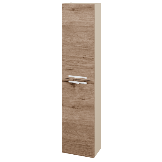 Vysoká skriňa DOOR SV1D2 35  - M19 Cream mat - Úchytka T09 - D23 Herkules - Levé