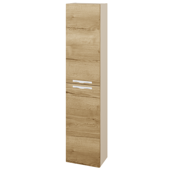 Vysoká skriňa DOOR SV1D2 35  - M19 Cream mat - Úchytka T09 - D26 Ontario - Levé