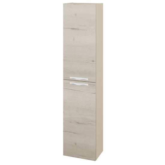 Vysoká skriňa DOOR SV1D2 35  - M19 Cream mat - Úchytka T09 - D28 Alberta - Levé
