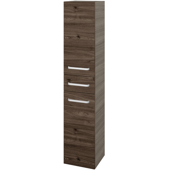 Vysoká skriňa DOS SVD2Z 35  - D03 Cafe - Úchytka T01 - D25 Teak - Levé
