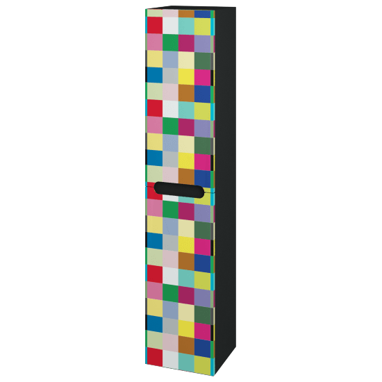 Vysoká skriňa COLOR  SVD2 35  - L03 Antracit vysoký lesk - IND Individual - Levé