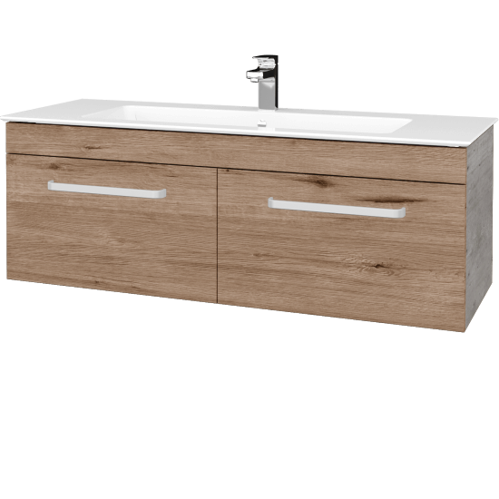 Kúpeľňová skrinka ASTON SZZ2 120  - D01 Betón - Úchytka T01 - D23 Herkules