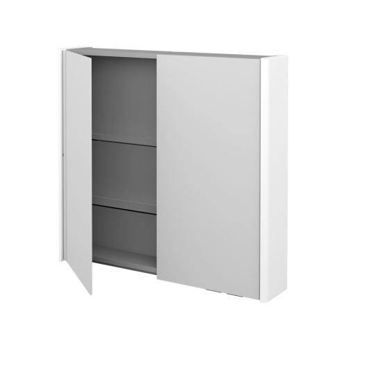 Dvojdverová galérka ENZO GA2OE 80  - L20 Mint Grey vysoký lesk