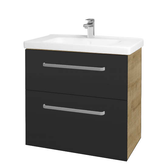 Umývadlová skrinka BIG INN SZZ2 80  - D09 Arlington - Úchytka T01 - N03 Graphite