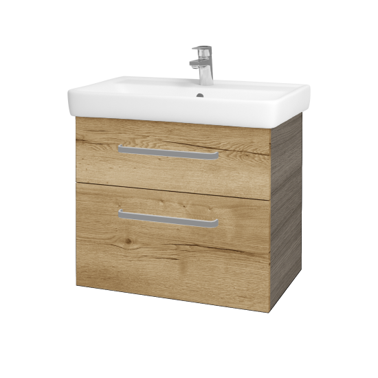 Kúpeľňová skrinka Q MAX SZZ2 70  - D03 Cafe - Úchytka T01 - D26 Ontario