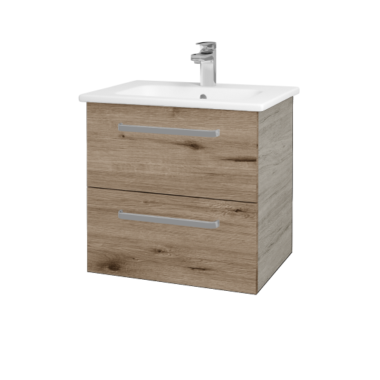 Umývadlová skrinka GIO SZZ2 60  - D05 Oregon - Úchytka T01 - D23 Herkules