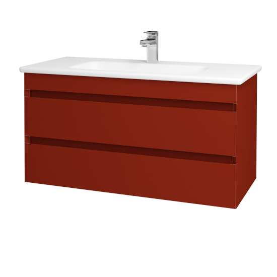 Umývadlová skrinka MAJESTY SZZ2 100  - L07 Červená vysoký lesk - L07 Červená vysoký lesk