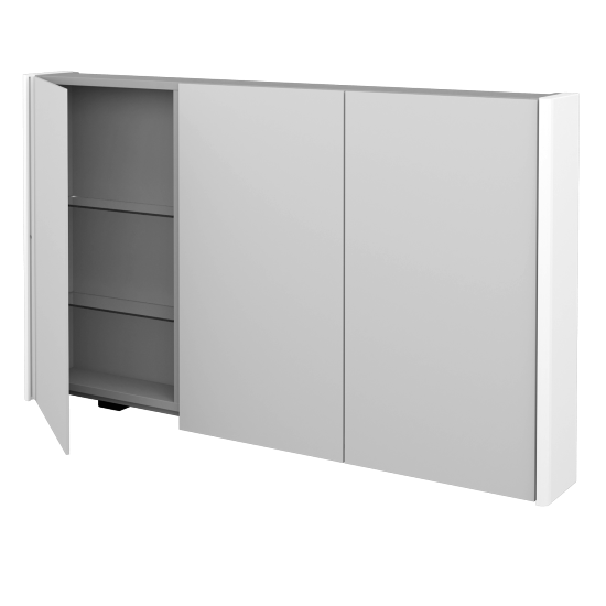 Trojdverová galérka  ENZO GA3OE 130  - M01 Biela mat