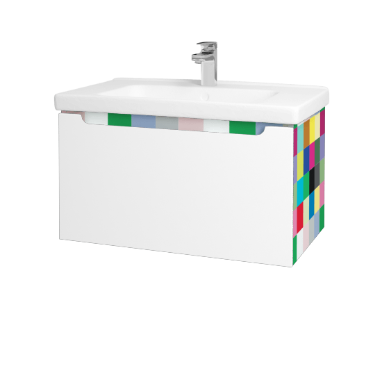 Umývadlová skriňa COLOR SZZ 80  - IND Individual - M01 Biela mat